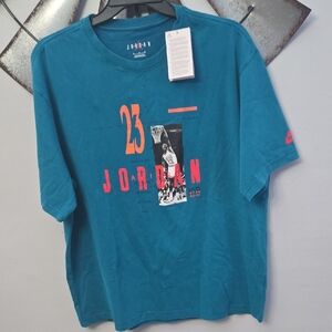 Jordan Blue and Red Graphic Men's Tee
